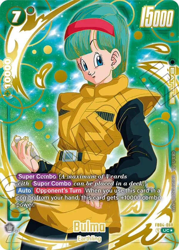 Bulma (1st Anniversary Set) [Fusion World Promotion Cards] | Cards and Coasters CA