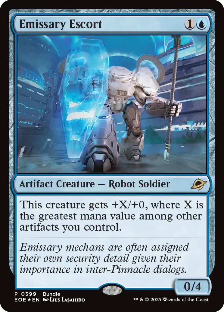 Emissary Escort (Bundle) [Edge of Eternities Promo Pack] | Cards and Coasters CA