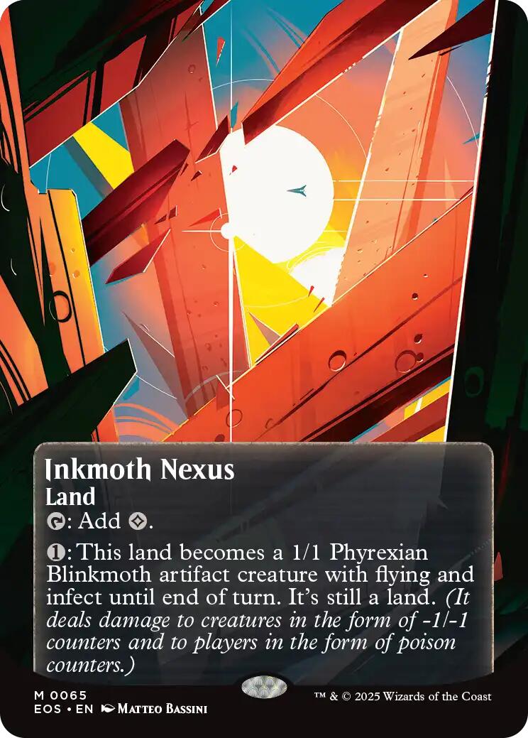 Inkmoth Nexus (0065) (Borderless) [Edge of Eternities: Stellar Sights] | Cards and Coasters CA