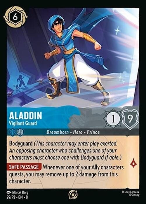 Aladdin - Vigilant Guard (29) [Promo Cards] | Cards and Coasters CA