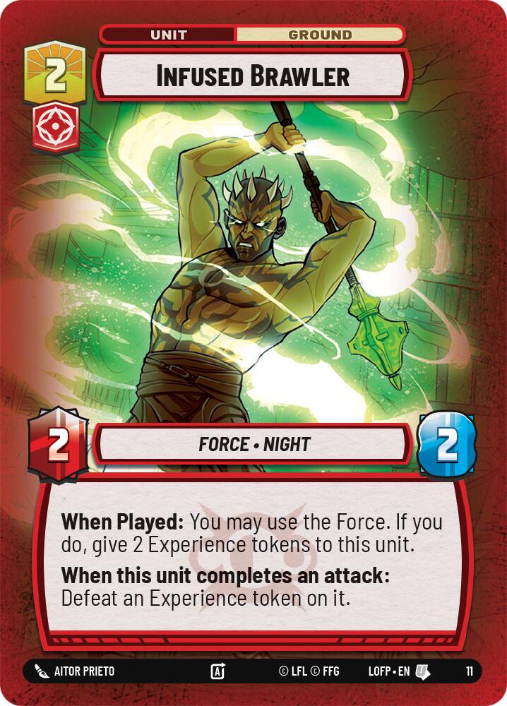 Infused Brawler (11) (11) [Organized Play Promos] | Cards and Coasters CA