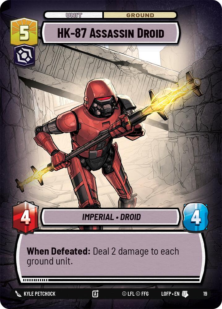 HK-87 Assassin Droid (19) (19) [Organized Play Promos] | Cards and Coasters CA