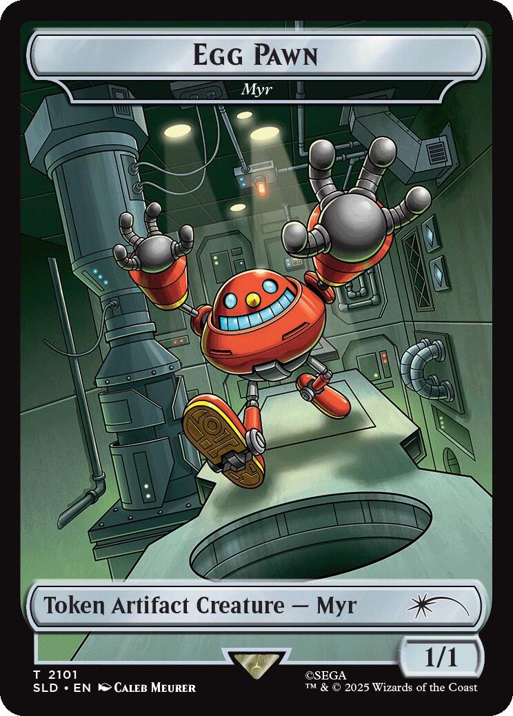 Egg Pawn - Myr Token [Secret Lair Drop Series] | Cards and Coasters CA