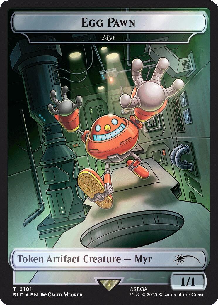 Egg Pawn - Myr Token (Rainbow Foil) [Secret Lair Drop Series] | Cards and Coasters CA