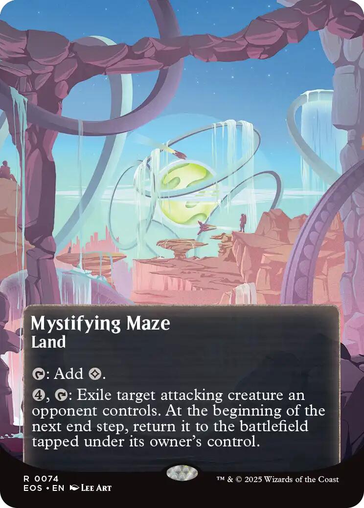 Mystifying Maze (0074) (Borderless) [Edge of Eternities: Stellar Sights] | Cards and Coasters CA