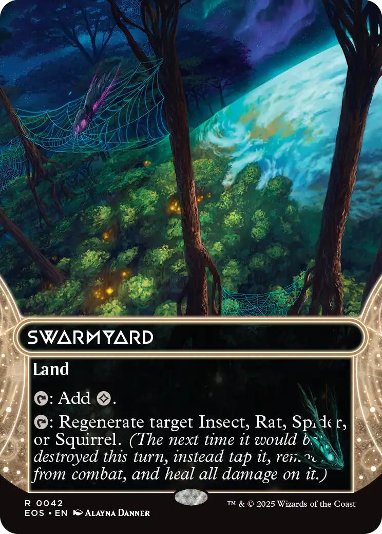 Swarmyard (0042) (Borderless) [Edge of Eternities: Stellar Sights] | Cards and Coasters CA