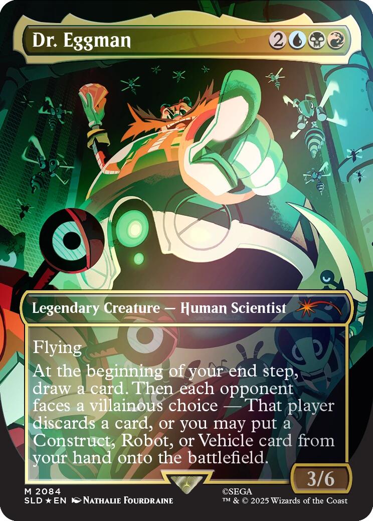 Dr. Eggman (Rainbow Foil) [Secret Lair Drop Series] | Cards and Coasters CA
