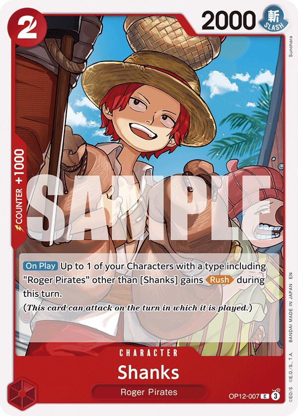 Shanks [Legacy of the Master] | Cards and Coasters CA