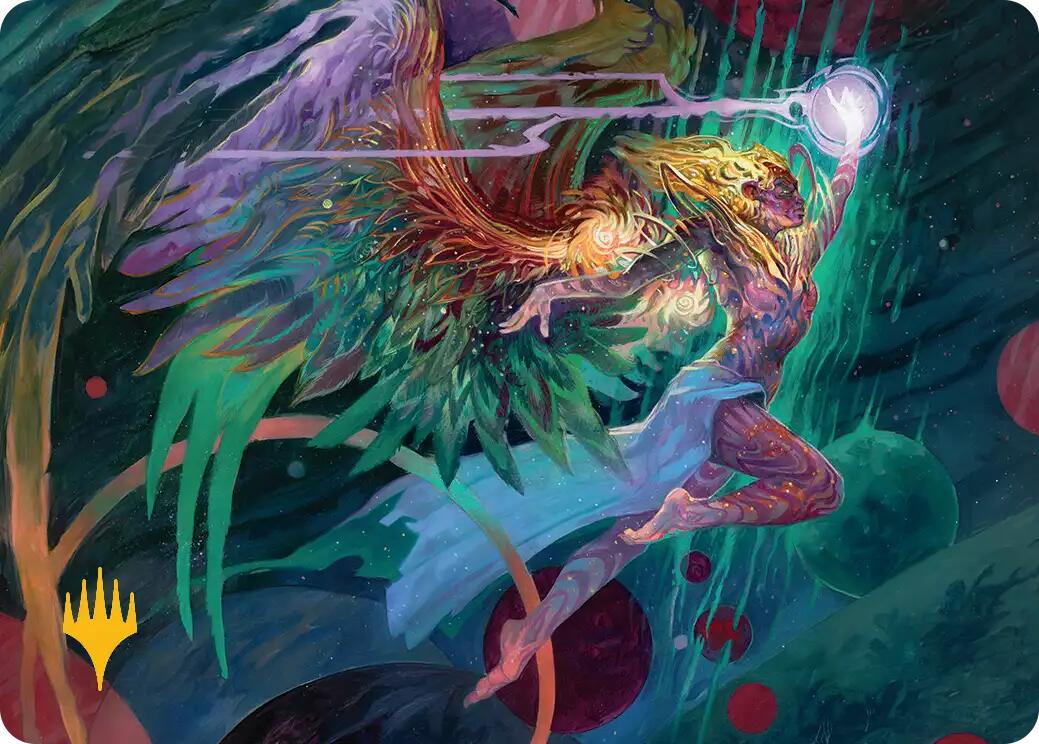 Exalted Sunborn Art Card (Gold-Stamped Signature) [Edge of Eternities Art Series] | Cards and Coasters CA