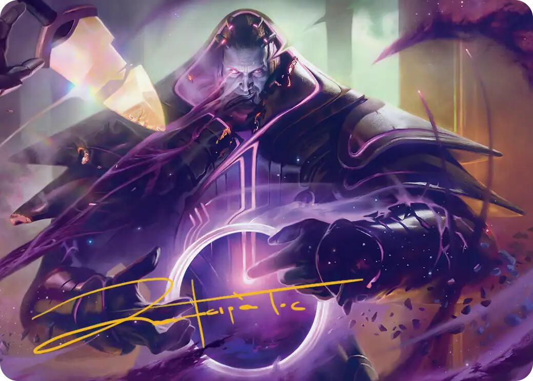 Embrace Oblivion Art Card (Gold-Stamped Signature) [Edge of Eternities Art Series] | Cards and Coasters CA