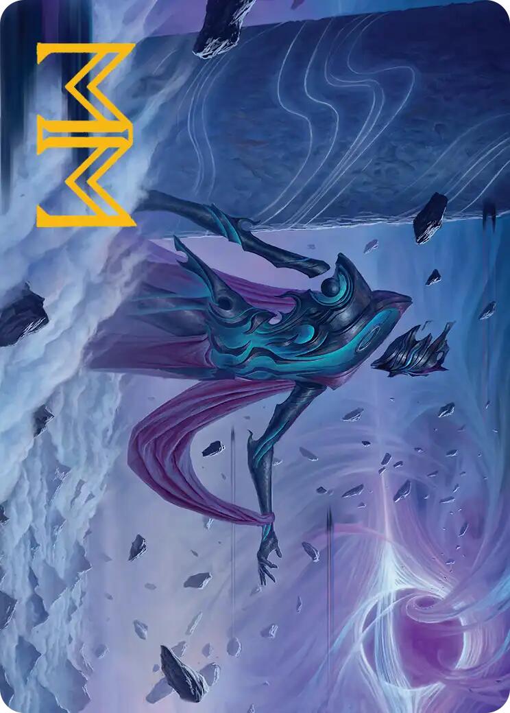 Bygone Colossus Art Card (Gold-Stamped Signature) [Edge of Eternities Art Series] | Cards and Coasters CA