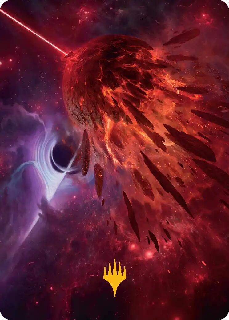 Kavaron, Memorial World Art Card (Gold-Stamped Planeswalker Symbol) [Edge of Eternities Art Series] | Cards and Coasters CA
