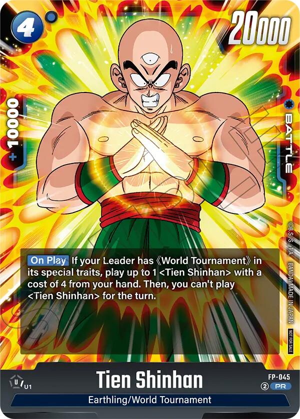 Tien Shinhan (FP-045) (Tournament Pack 07) [Fusion World Tournament Cards] | Cards and Coasters CA
