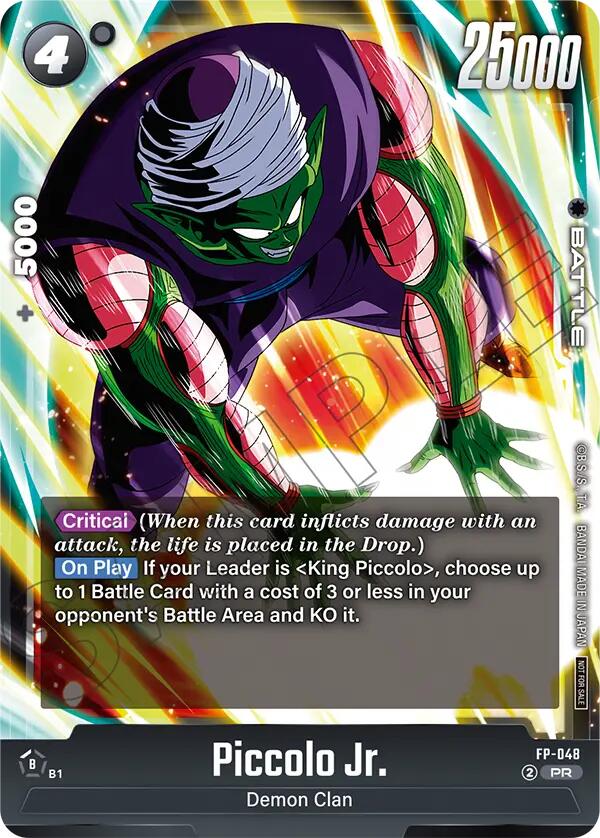Piccolo Jr. (FP-048) (Tournament Pack 07) [Fusion World Tournament Cards] | Cards and Coasters CA