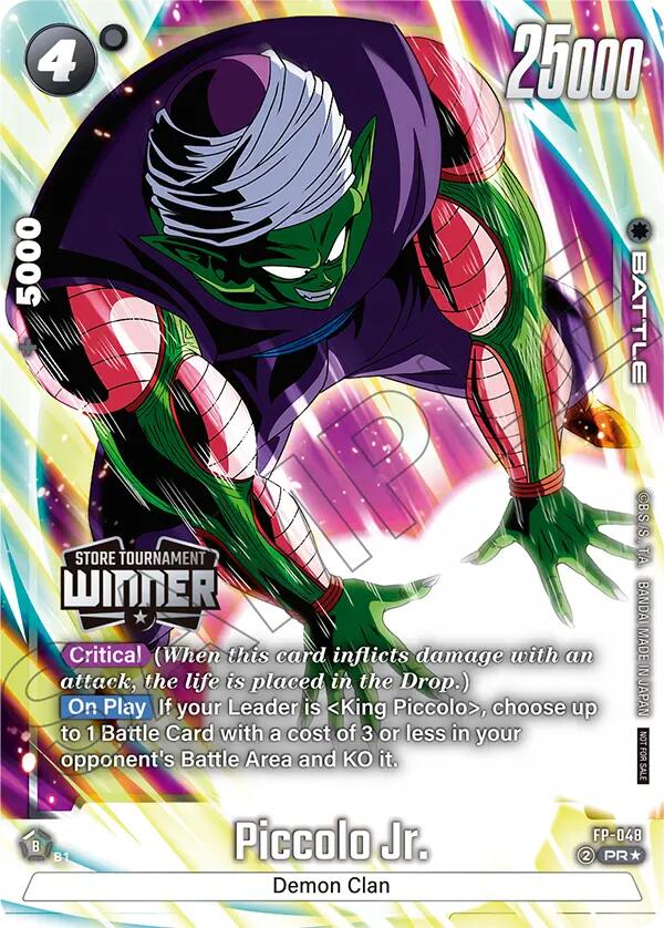 Piccolo Jr. (FP-048) (Tournament Pack 07 - Winner) [Fusion World Tournament Cards] | Cards and Coasters CA