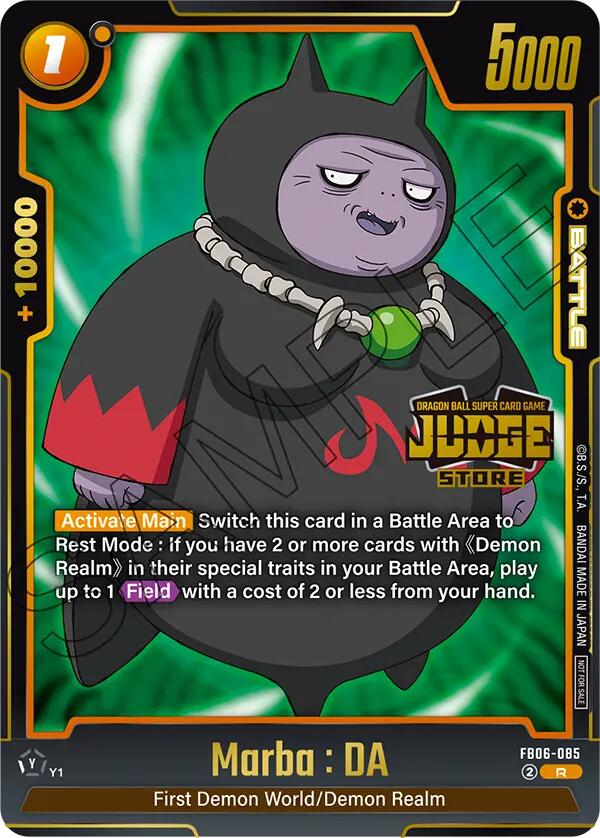 Marba : DA (Judge Pack 04 - Store Judge) [Fusion World Tournament Cards] | Cards and Coasters CA