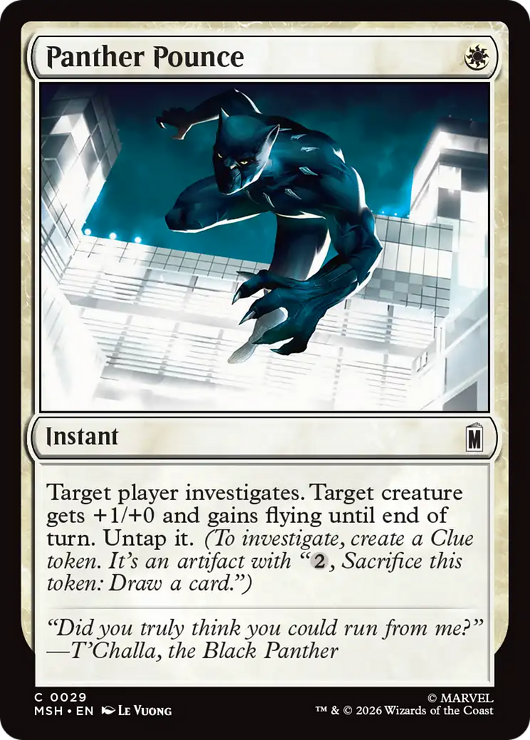 Panther Pounce [Marvel Super Heroes] | Cards and Coasters CA
