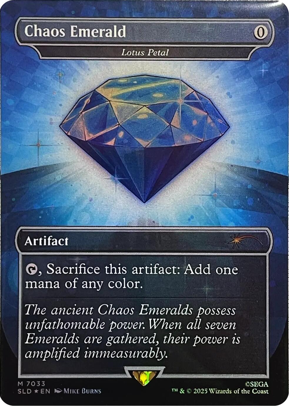 Chaos Emerald - Lotus Petal (7033) [Secret Lair Drop Series] | Cards and Coasters CA