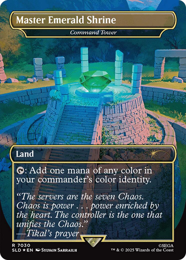 Master Emerald Shrine - Command Tower (7030) [Secret Lair Drop Series] | Cards and Coasters CA