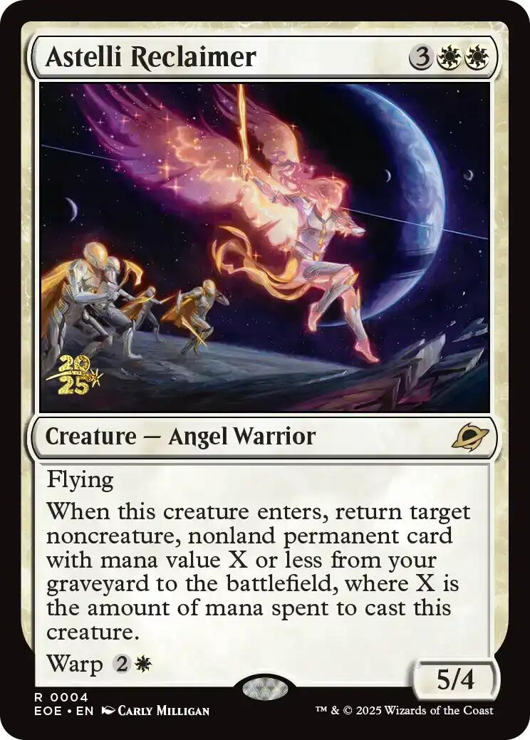 Astelli Reclaimer [Edge of Eternities Prerelease Promos] | Cards and Coasters CA
