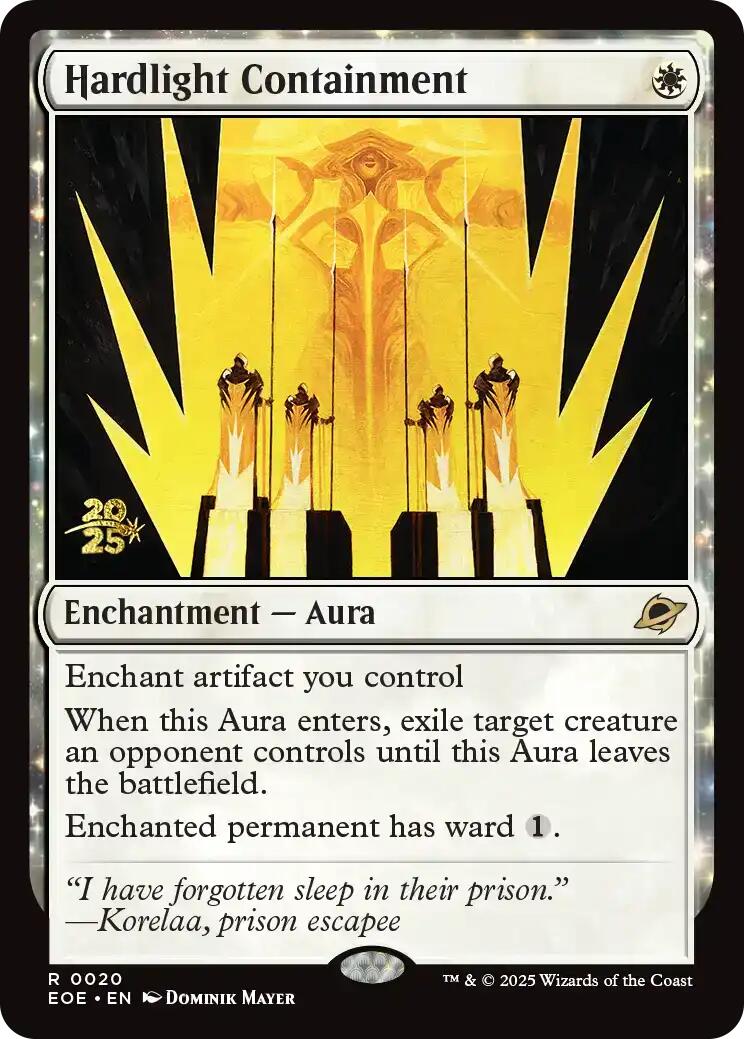 Hardlight Containment [Edge of Eternities Prerelease Promos] | Cards and Coasters CA