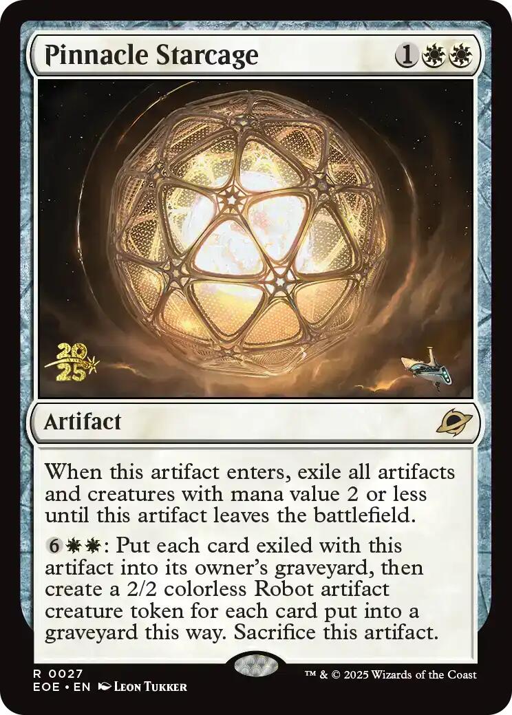 Pinnacle Starcage [Edge of Eternities Prerelease Promos] | Cards and Coasters CA