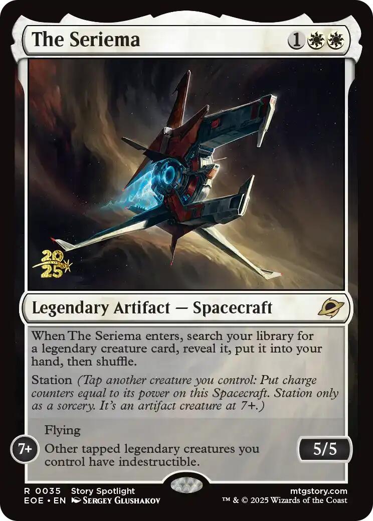 The Seriema [Edge of Eternities Prerelease Promos] | Cards and Coasters CA