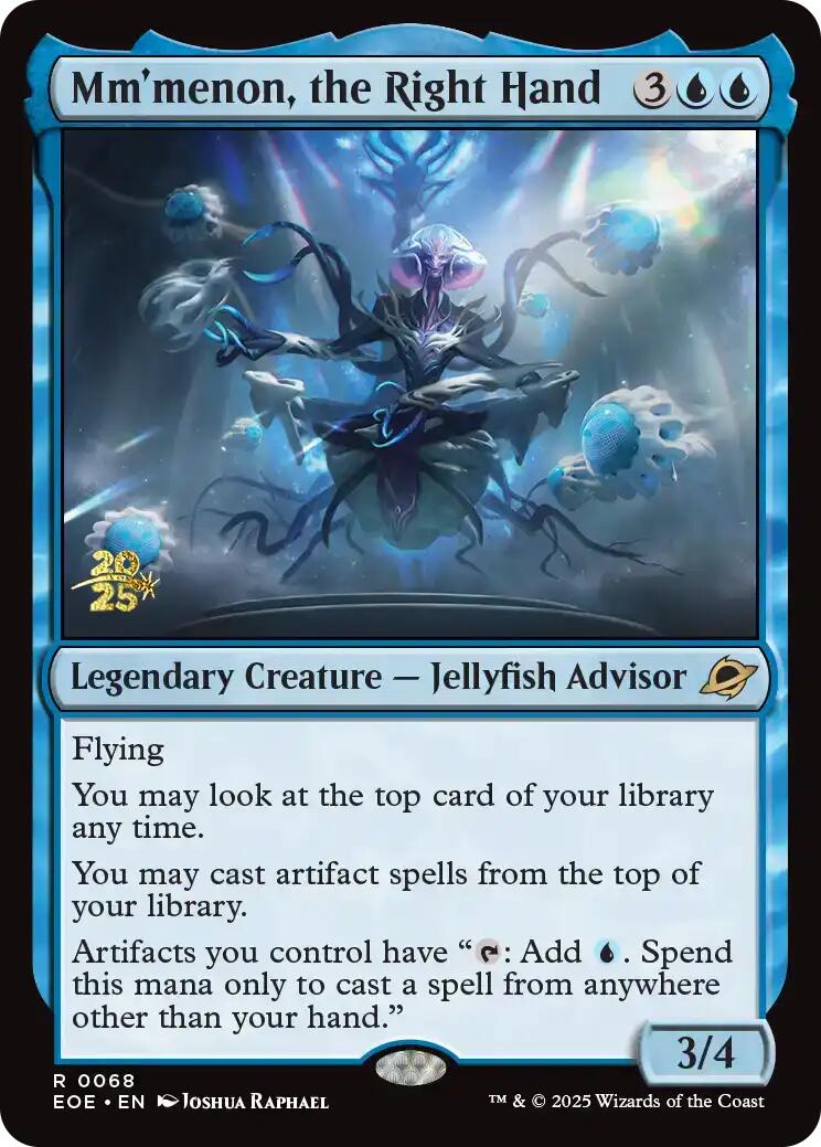 Mm'menon, the Right Hand [Edge of Eternities Prerelease Promos] | Cards and Coasters CA