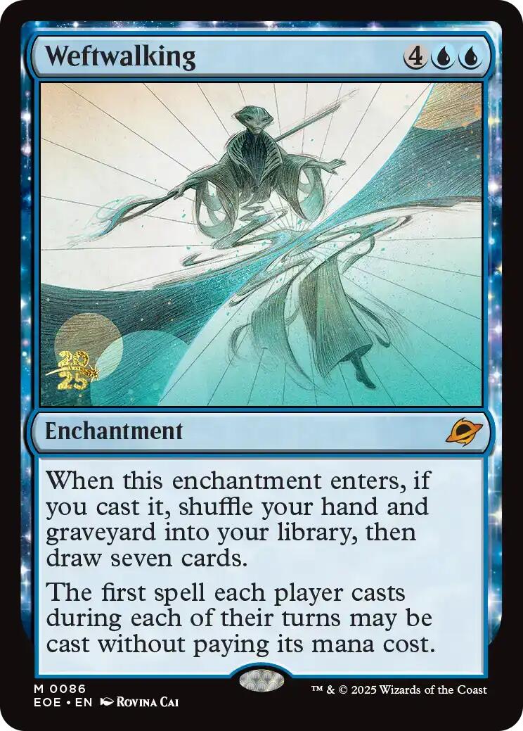 Weftwalking [Edge of Eternities Prerelease Promos] | Cards and Coasters CA