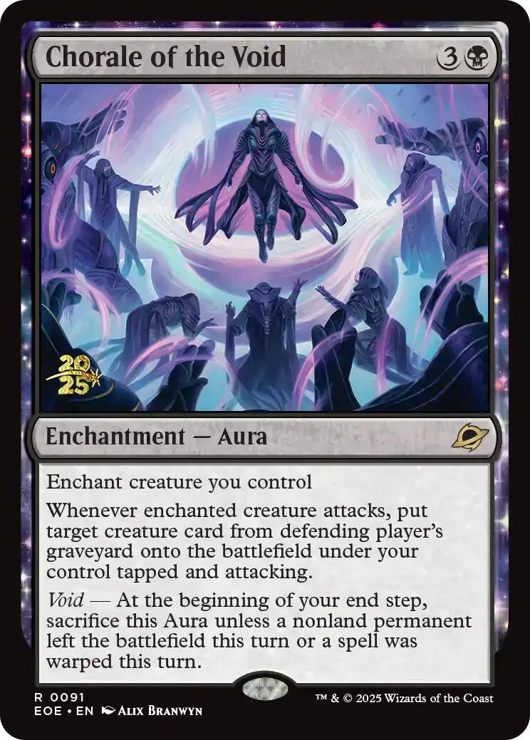 Chorale of the Void [Edge of Eternities Prerelease Promos] | Cards and Coasters CA