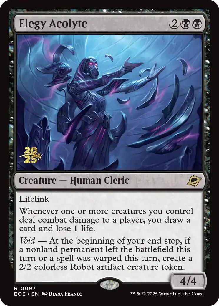 Elegy Acolyte [Edge of Eternities Prerelease Promos] | Cards and Coasters CA