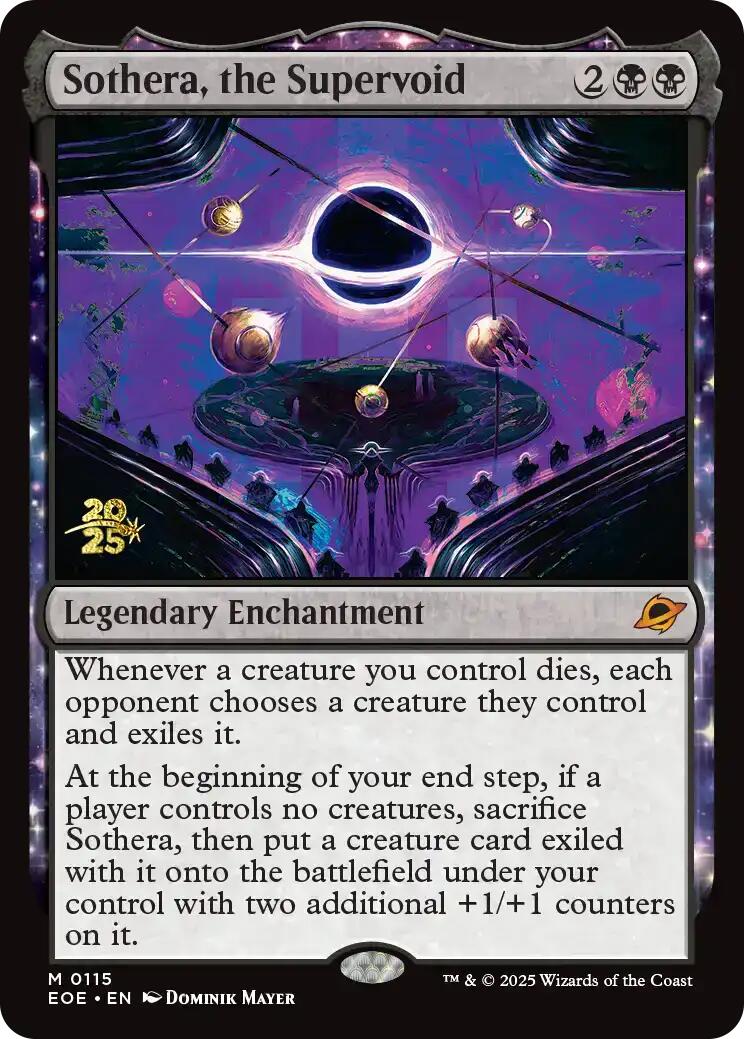 Sothera, the Supervoid [Edge of Eternities Prerelease Promos] | Cards and Coasters CA