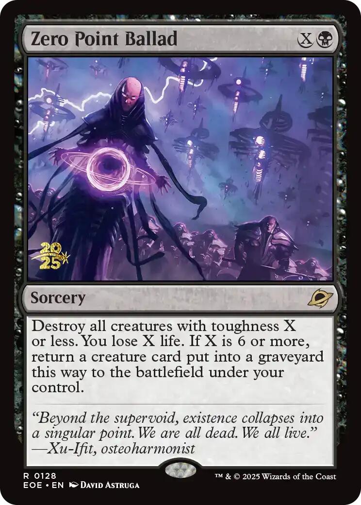 Zero Point Ballad [Edge of Eternities Prerelease Promos] | Cards and Coasters CA