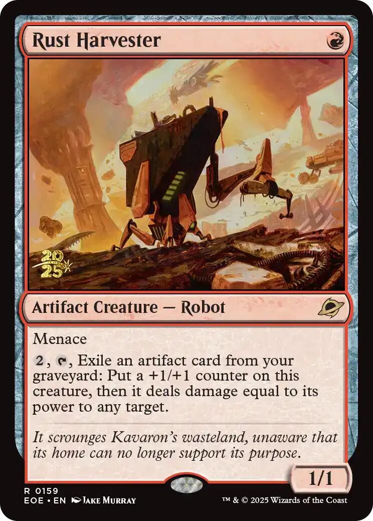 Rust Harvester [Edge of Eternities Prerelease Promos] | Cards and Coasters CA
