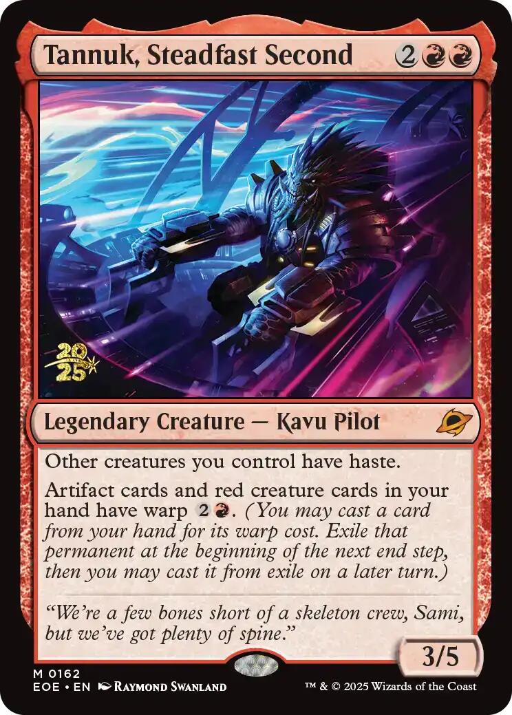Tannuk, Steadfast Second [Edge of Eternities Prerelease Promos] | Cards and Coasters CA