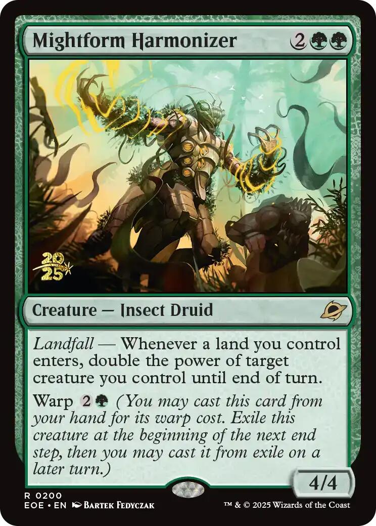 Mightform Harmonizer [Edge of Eternities Prerelease Promos] | Cards and Coasters CA