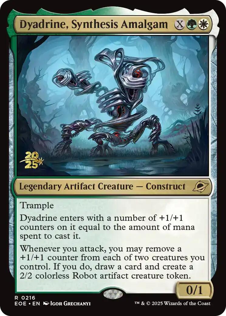 Dyadrine, Synthesis Amalgam [Edge of Eternities Prerelease Promos] | Cards and Coasters CA