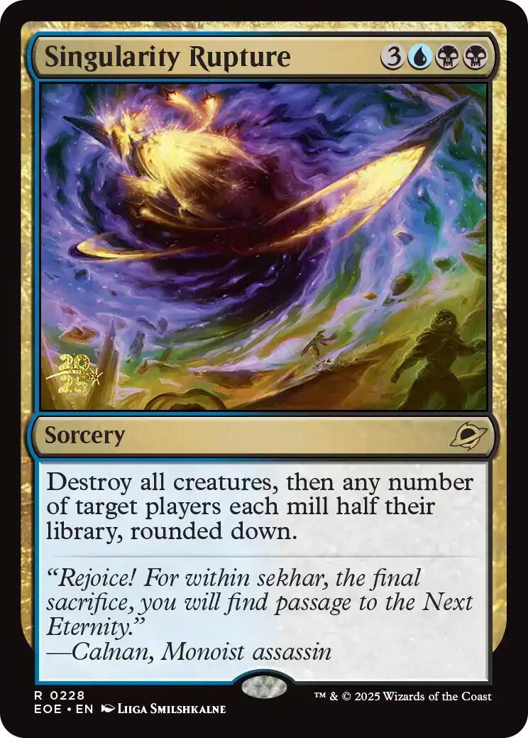 Singularity Rupture [Edge of Eternities Prerelease Promos] | Cards and Coasters CA