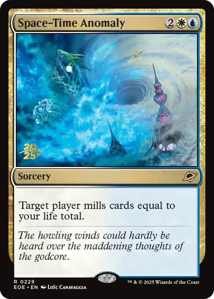 Space-Time Anomaly [Edge of Eternities Prerelease Promos] | Cards and Coasters CA