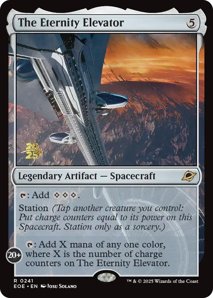 The Eternity Elevator [Edge of Eternities Prerelease Promos] | Cards and Coasters CA