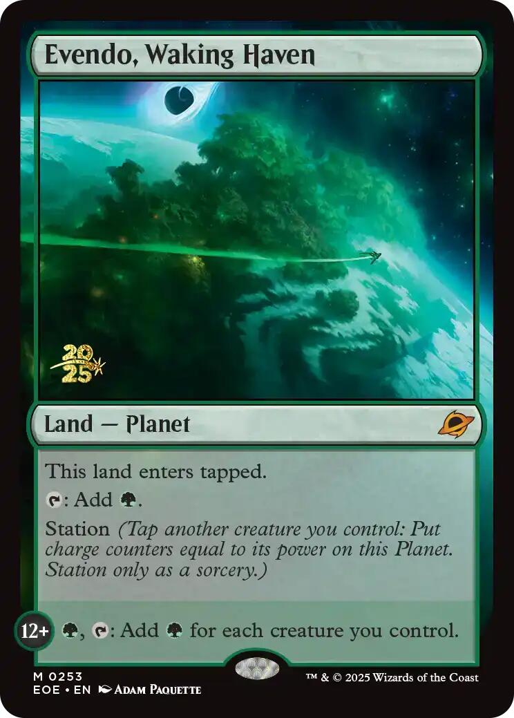 Evendo, Waking Haven [Edge of Eternities Prerelease Promos] | Cards and Coasters CA