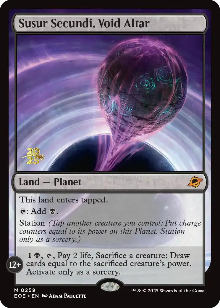 Susur Secundi, Void Altar [Edge of Eternities Prerelease Promos] | Cards and Coasters CA