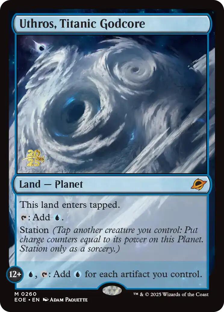 Uthros, Titanic Godcore [Edge of Eternities Prerelease Promos] | Cards and Coasters CA