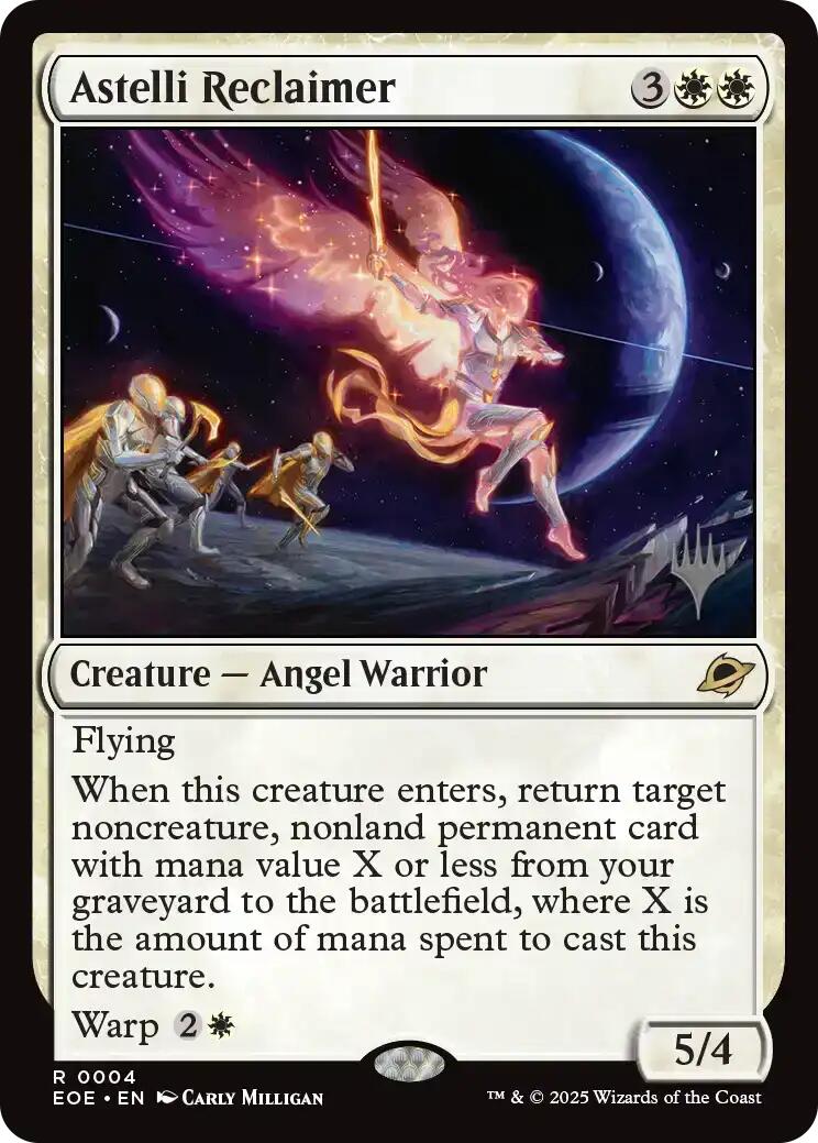 Astelli Reclaimer [Edge of Eternities Promo Pack] | Cards and Coasters CA