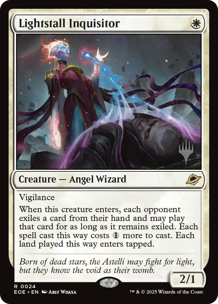 Lightstall Inquisitor [Edge of Eternities Promo Pack] | Cards and Coasters CA