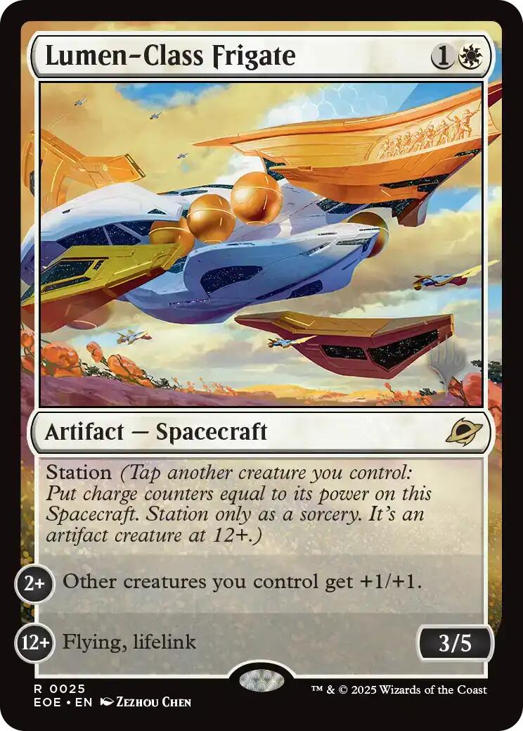 Lumen-Class Frigate [Edge of Eternities Promo Pack] | Cards and Coasters CA