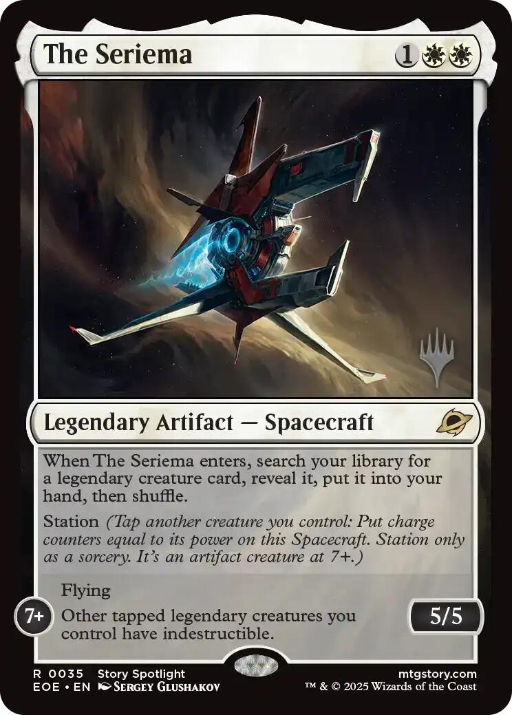 The Seriema [Edge of Eternities Promo Pack] | Cards and Coasters CA