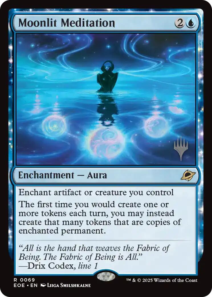 Moonlit Meditation [Edge of Eternities Promo Pack] | Cards and Coasters CA
