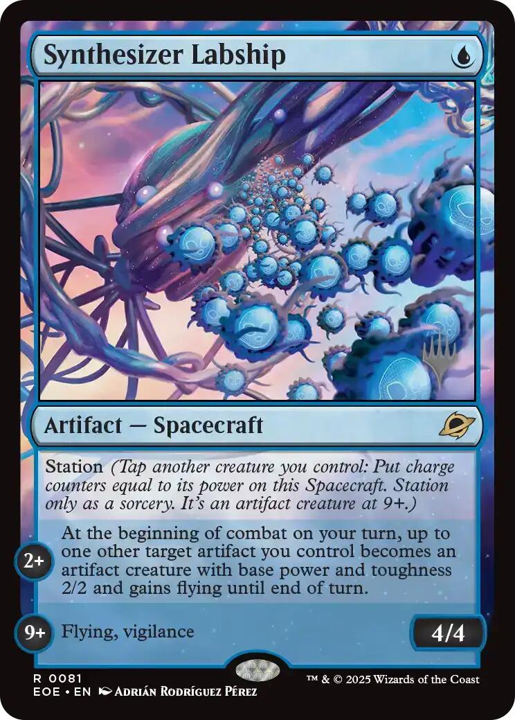 Synthesizer Labship [Edge of Eternities Promo Pack] | Cards and Coasters CA