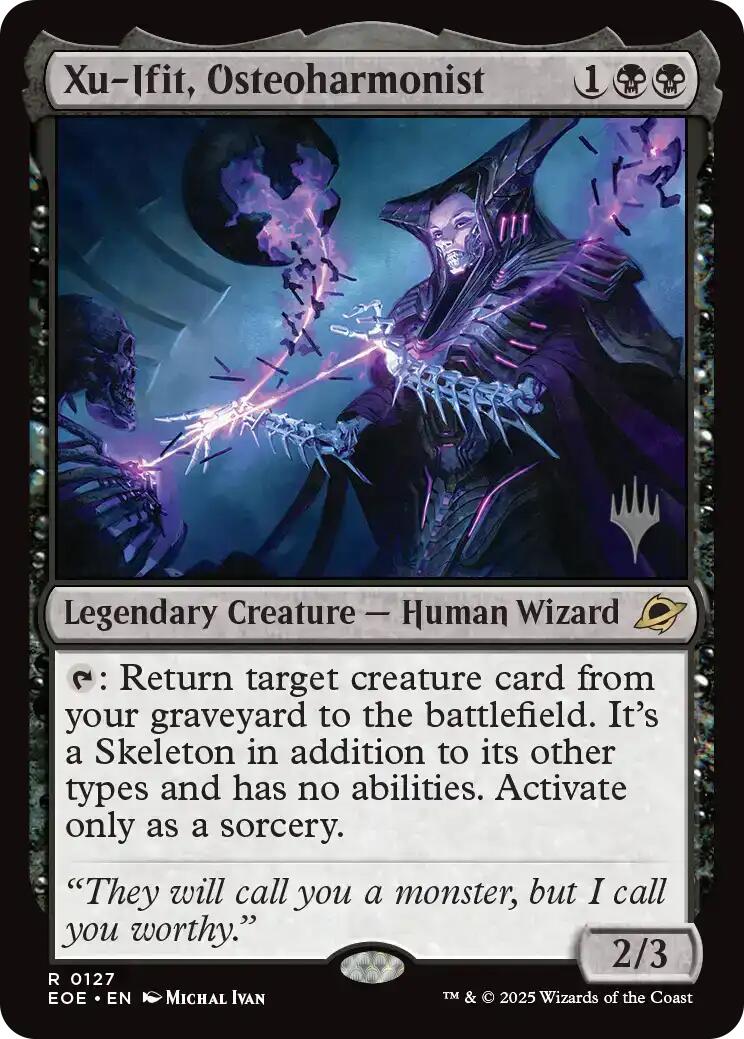 Xu-Ifit, Osteoharmonist [Edge of Eternities Promo Pack] | Cards and Coasters CA